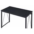 ACME Zaidin Wooden Rectangle Top Writing Desk with Metal Sled Base in Black