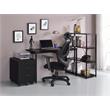 ACME Zaidin Wooden Rectangle Top Writing Desk with Metal Sled Base in Black