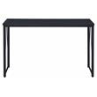 ACME Zaidin Wooden Rectangle Top Writing Desk with Metal Sled Base in Black