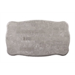 ACME Ariadne Rectangular Marble Top Wooden Coffee Table in Platinum Gray