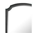 ACME House Beatrice Wooden Arched Frame Mirror with Beveled Edge in Charcoal
