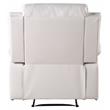 ACME Eilbra Faux Leather Power Recliner with Pillow Top Armrest in Beige