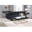 ACME Adiel 2 Drawers Wooden Console Table with Metal Base in Black and Gold