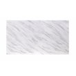 ACME Zander Coffee Table in White Printed Faux Marble and Mirrored Silver Finish