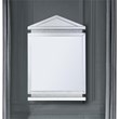 ACME Lotus Glass Wall Decor in Mirrored and Faux Ice Cube Crystals