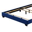 ACME Haemon Fabric Upholstered Queen Bed with Nailhead Trim in Blue
