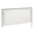 ACME Haiden Wooden Eastern King Bed with LED Lighting in White