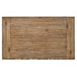 ACME Farsiris Rectangular Wooden 1-Drawer Counter Height Table in Weathered Oak