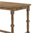 ACME Farsiris Rectangular Wooden 1-Drawer Counter Height Table in Weathered Oak