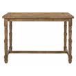 ACME Farsiris Rectangular Wooden 1-Drawer Counter Height Table in Weathered Oak