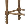 ACME Farsiris Fabric Counter Height Stool in Beige and Weathered Oak