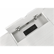 ACME Verster Wooden 1-Drawer Writing Desk with USB Port in Natural and Black