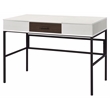 ACME Verster Wooden 1-Drawer Writing Desk with USB Port in Natural and Black