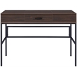 ACME Verster Wooden Storage Writing Desk with USB Port in Oak and Black