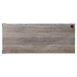 ACME Zakwani Wooden Storage Writing Desk with 2 Barn Doors in Gray Oak and Black