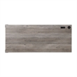 AME Zakwani Wooden Writing Desk with USB in Gray Oak and Black