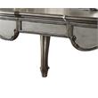 ACME Versailles Wooden Executive Writing Desk with 3 Drawers in Platinum Silver