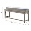 ACME Wandella 4-Piece Wooden Counter Dining Set in White and Rustic Oak