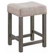 ACME Wandella Wooden Counter Dining Set in White and Weathered Gray