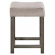 ACME Wandella Wooden Counter Dining Set in White and Weathered Gray