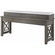 ACME Wandella Wooden Counter Dining Set in White and Weathered Gray