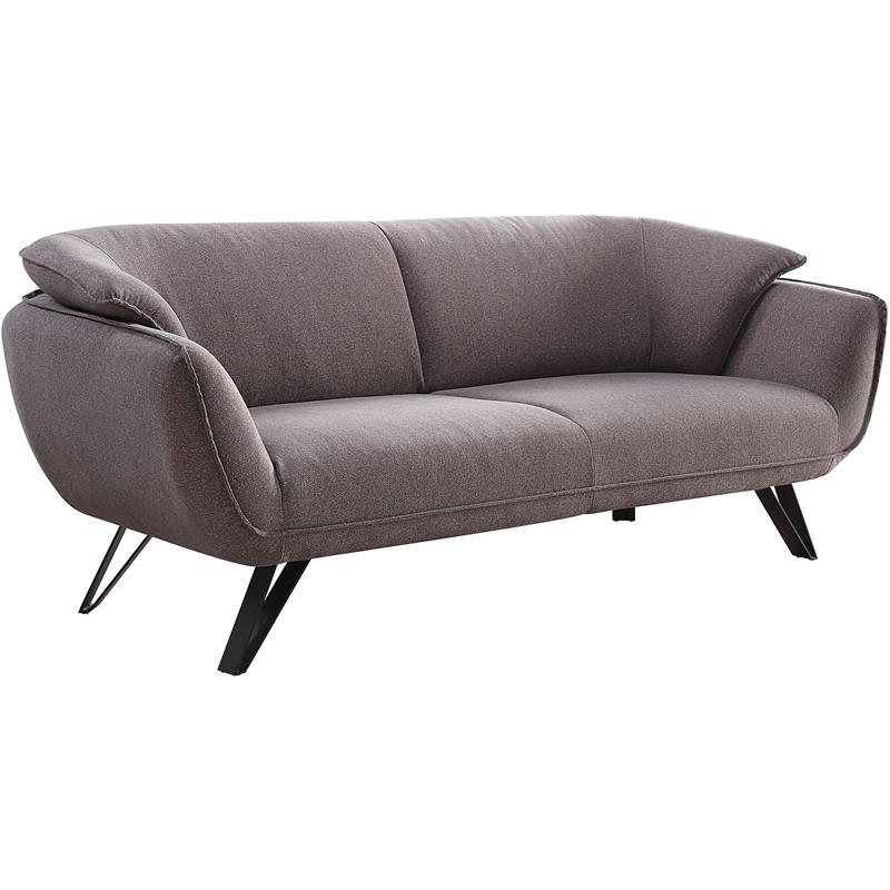 ACME Dalya Upholstered Wooden Frame Sofa in Gray