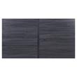 ACME Nakula Wooden Top Dinning Table with Sled Base in Gray Oak and Black