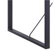 ACME Nakula Wooden Top Dinning Table with Sled Base in Gray Oak and Black