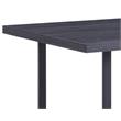 ACME Nakula Wooden Top Dinning Table with Sled Base in Gray Oak and Black