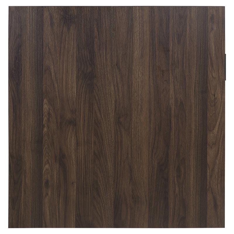 ACME Harel Wooden Coffee Table with Storage Drawer and Metal Legs in Walnut