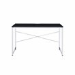 ACME Tennos Vanity Desk in Black & Chrome Finish