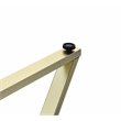 ACME Coleen 2-Drawer Wooden Vanity Desk in Black and Brass