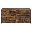 ACME Juvanth 6 Drawers Wooden Dresser with Metal Legs in Rustic Oak and Black