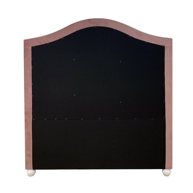 ACME Reggie Twin Bed in Pink Fabric