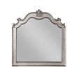 ACME Esteban Wooden Mirror with Arched Top in Silver