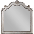 ACME Esteban Wooden Mirror with Arched Top in Silver