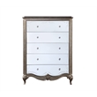 ACME Esteban Chest in Antique Champagne Silver Finish