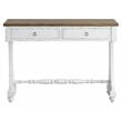 ACME Carminda Wooden Console Table with 2 Storage Drawers in Antique White