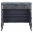 ACME Deianira 2 Doors Wooden Console Table with Storage Drawer in Antique Gray