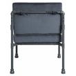 ACME Brantley Tufted Velvet Upholstered Chair with Pillow in Gray and Sandy Gray