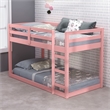 ACME Gaston II Twin Loft Bed in Pink Finish