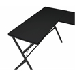 ACME Demas Wooden Top Computer Desk with Computer Holder in White and Black