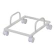 ACME Demas Wooden Top L-Shaped Computer Desk with Computer Holder in White