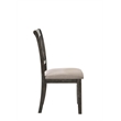 ACME Claudia II Side Chair (Set of 2) in Weathered Gray