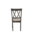 ACME Claudia II Side Chair (Set of 2) in Weathered Gray