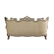 ACME Ranita Fabric Upholstered Sofa in Champagne and Beige