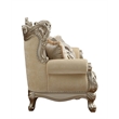 ACME Ranita Fabric Upholstered Sofa in Champagne and Beige