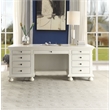 ACME Gustave Executive Desk in Cream White Finish