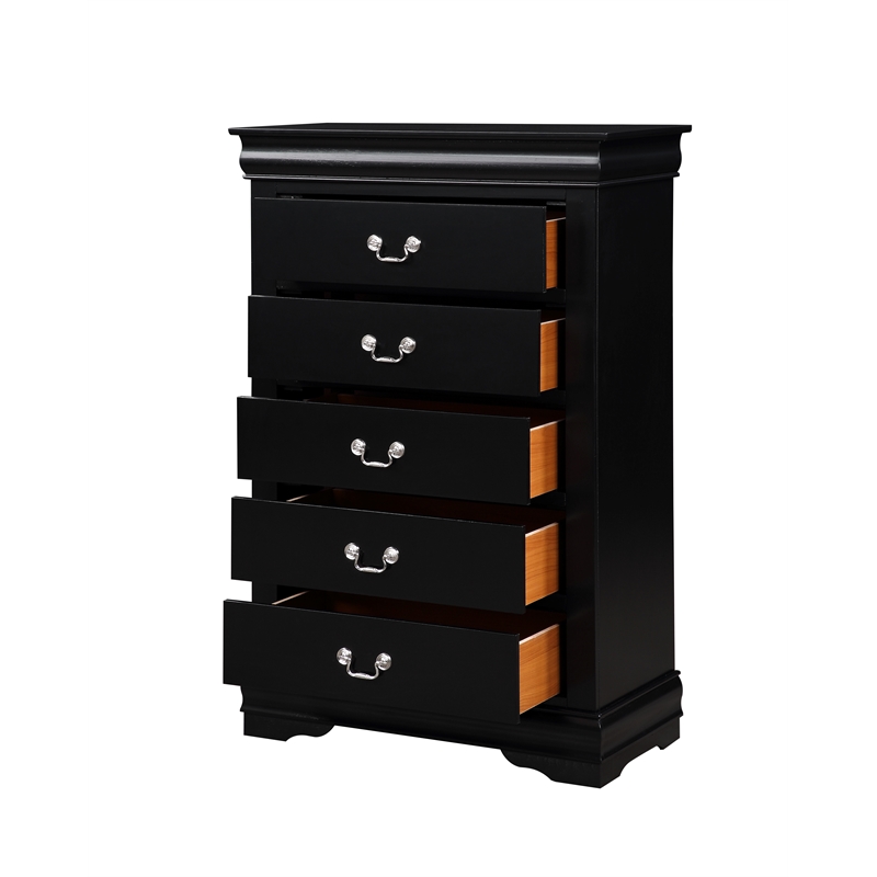 ACME Louis Philippe Chest in Black