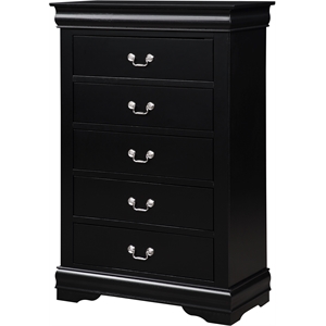 ACME Louis Philippe Chest in Black